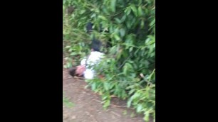 Teen Dives into Bushy Bushes