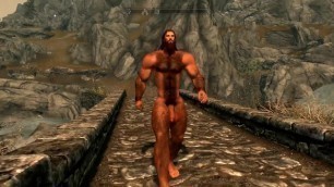 SKYRIM - Muscle hairy beast