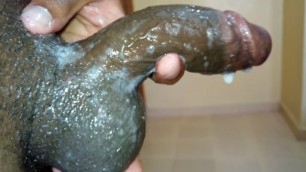 Sloppy Sticky Spit From Gagging On A Dildo Makes Me Orgasm Loudly