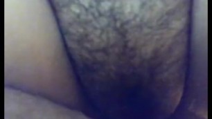 MY HAIRY PUSSY BEING FUCKED.CLOSE UP.