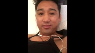 Chinese man horny cum on cam