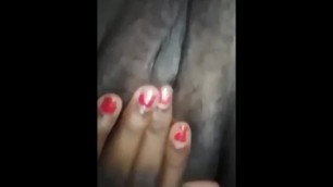 Freaky Jamaican teen fuck her self until she cums 