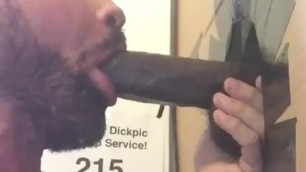 Huge BBC Busts A Nut At Philly Glory Hole