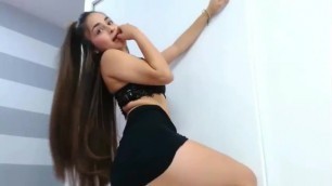 Super Sexy Colombian Striptease and Hairplay, Long Hair, Hair