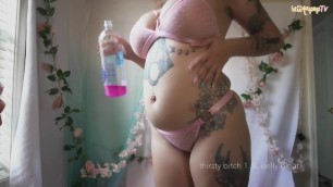 Thirsty Bitch 1.5L Belly Bloat - Full Vid @ C4s.com/97977