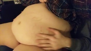 LaurastasiaBBW BBW belly play slapping with bf
