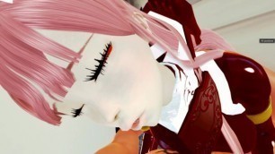Zero Two's new mounting system (Honey Select: Darling in the Franxx)