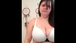 Fat girl sucks small cock