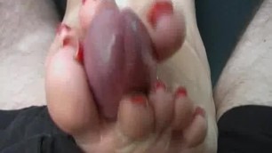 long nail footjob 7