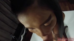 Ladyboy Best Gives Blow And Ass Fucked