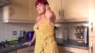 Auntjudys Linda Masturbates And Sucks You Off In The Kitchen Public Porn